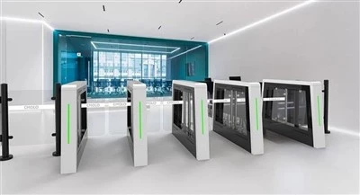 T-banestasjon Flap Barrier Turnstile
